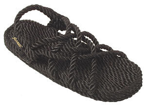Details about Gurkees Rope Sandals - Neptune Black Womens 9 Gurkee