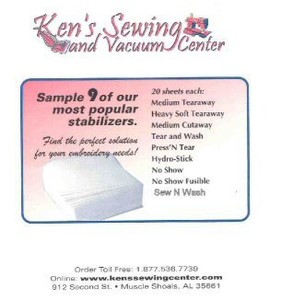 Creative Feet - Fabric Stabilizers for Sewing and Embroidery