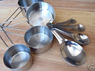 MEASURING CUPS + SPOONS - 8 PC. ...