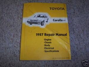 1987 toyota corolla ff repair manual #3