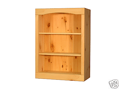 Unfinished Pine Bookcases on Solid Pine Bookcase    Made In Usa    24 Wx34 Hx12 D