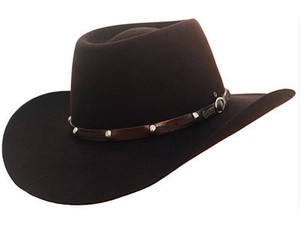 Akubra BOSS AUSTRALIAN MADE WESTERN Felt Hat 56cm