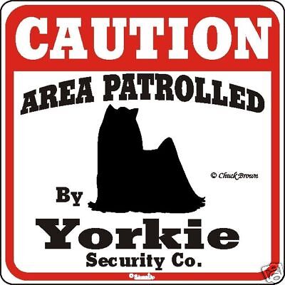 Yorkie Caution Dog Sign - Many Pet ...