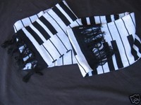 Beautiful KEYBOARD Scarf  64" X 8.5" Brand NEW