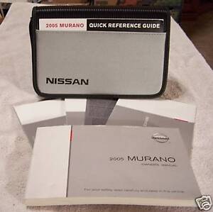 2005 Nissan owner manual #9