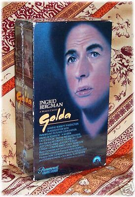Woman Called Golda VHS Ingrid Bergman Judy Davis Excl