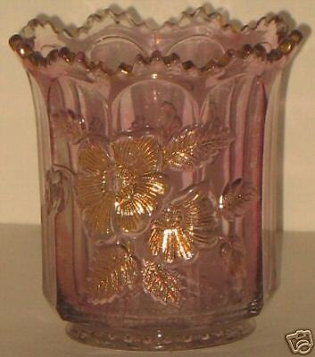 Northwood Crystal Spooner Atlas Gold Rose Maidens Blush