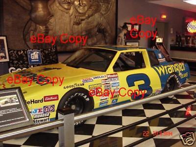 Dale Earnhardt Sr. Wrangler Car #3 at RCR Museum Photograph Rare Find 