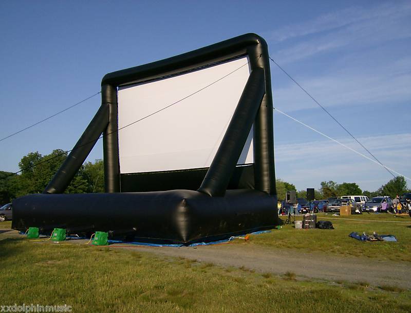 32ft Inflatable Movie Screen w/ Front & Rear Projection  