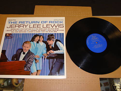 JERRY LEE LEWIS THE RETURN OF ROCK LP  