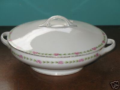 Vintage J & C Trianon Bavaria Covered Dish Casserole  