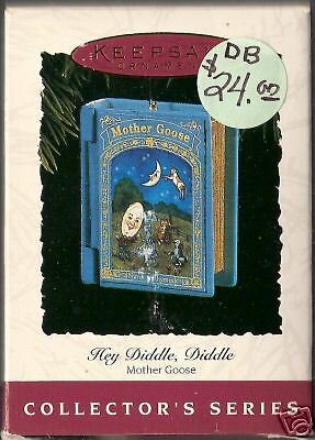 1994 Hallmark Mother Goose Hey Diddle Diddle Ornament  