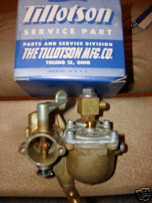 military little joe generator tillotson carburetor  