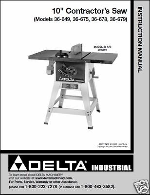 Delta Unisaw with 52 Unifence Model 36 841  