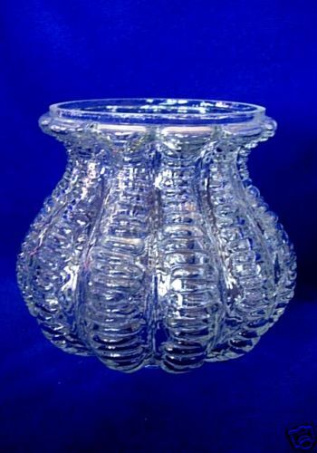 Vintage Pressed Glass Lamp/Lantern Globe/Shade   MINT  