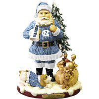 North Carolina Tar Heels UNC Christmas Cheer Santa 8  