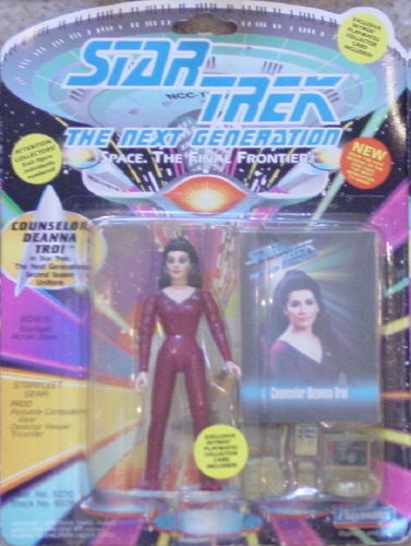 STAR TREK TNG 1993 Playmates #6076 DEANNA TROI Figure  