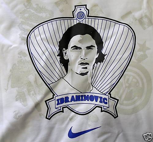 IBRAHIMOVIC 8 INTER NIKE T SHIRT UFFICIALE BIA TAGLIA S  