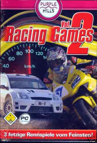 Racing Games Vol. 2 (PC) Neu OVP   3 fetzige Rennspiele  