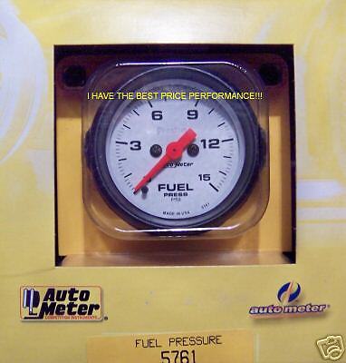 AUTOMETER PHANTOM ELEC FUEL PRESSURE GAUGE 15 PSI 5761  