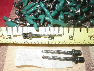 1605 1/4 28 threaded drill bits 3ea  