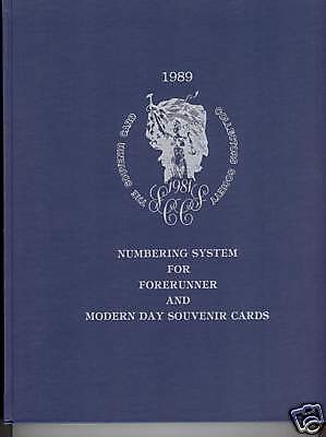 SCCS   Souvenir Card Catalog and Numbering System 1989  