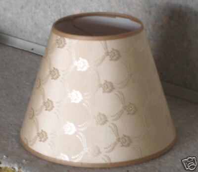 6x11x8.5 Bg print clip on lampshades lamp shades  