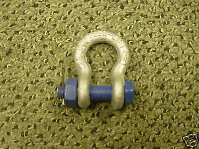 SHACKLE CLEVIS SAFETY PIN PEERLESS 8 1/2 TON SHACKLE LIFTING CHAIN 