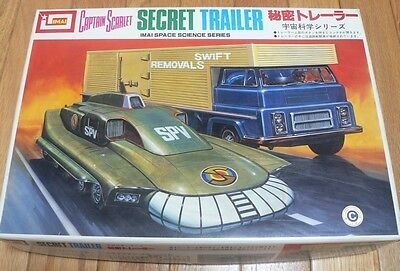 CAPTAIN SCARLET SECRET TRAILER & SPV MODEL KIT IMAI  