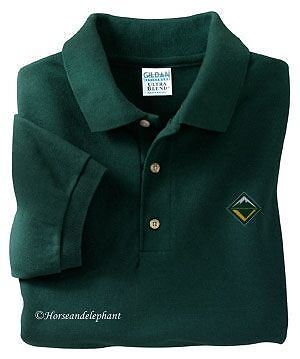 Venture Scout Green polo Crew logo shirt BSA sz L New  