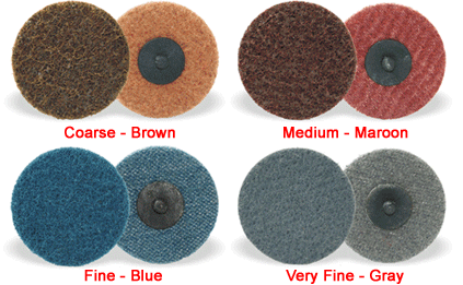 50PCS 3 Mixed Roloc Surface Conditioning Sanding Discs  