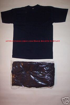 Pack NAVY BLUE DARK Plain Bulk T Shirts 6XL 6X  