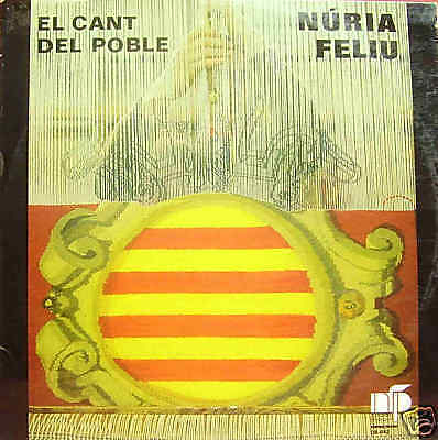 NURIA FELIU EL CANT DEL POBLE LP VINILO 1977 SPAIN B B  