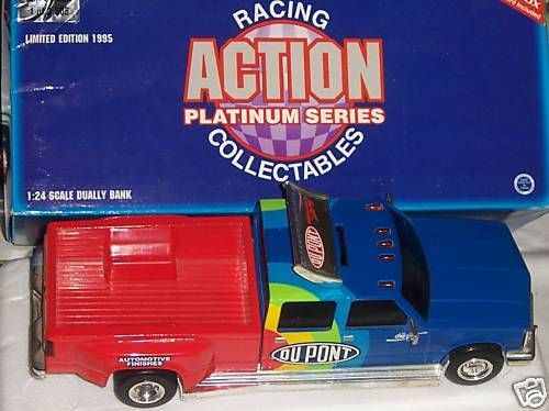 JEFF GORDON #24 DUPONT 1995 ACTION 1/24 DUALLY BANK  