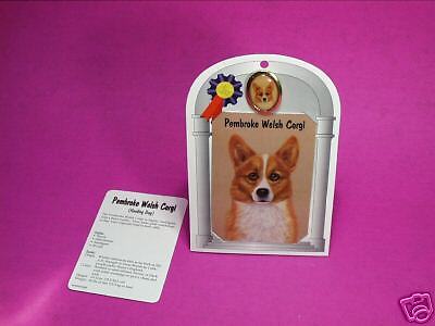 Pembroke Welsh Corgi Collector Card/Lapel Pin Gift Set  