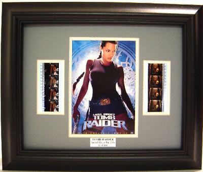 TOMB RAIDER FRAMED FILM CELL ANGELINA JOLIE  