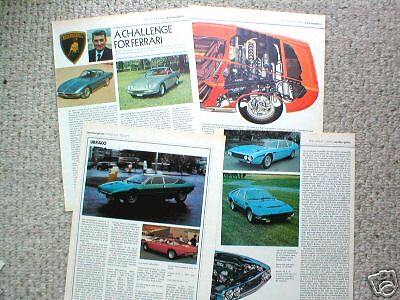 Old LAMBORGHINI History Article/Photo’s/PicturesMIURA,  