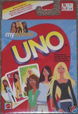MATTEL   NEW My Scene Barbie UNO Card Game Brand New  