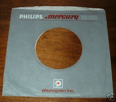 PHILIPS/MERCURY/VERTIGO RECORDS COMPANY logo PAPER SLEEVE Jacket Cover ♫♫VG