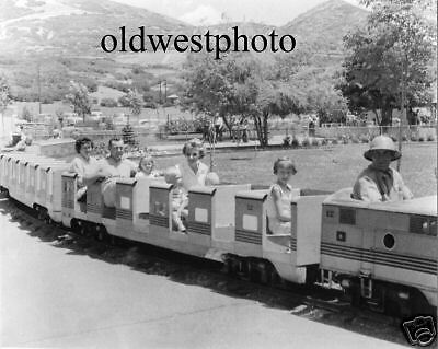 BUTTE MONTANA TRAIN RIDE AT COLUMBIA GARDENS 1962 PHOTO  