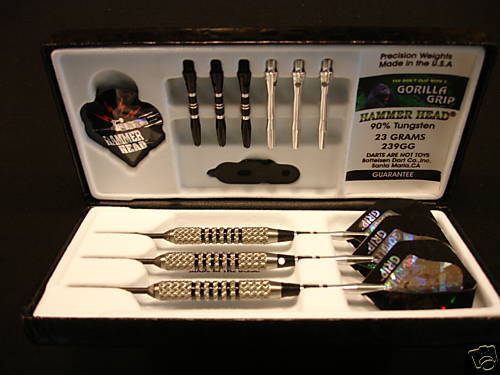 HAMMER HEAD DARTS   27 GRAM   #279GG   FREE FLIGHTS