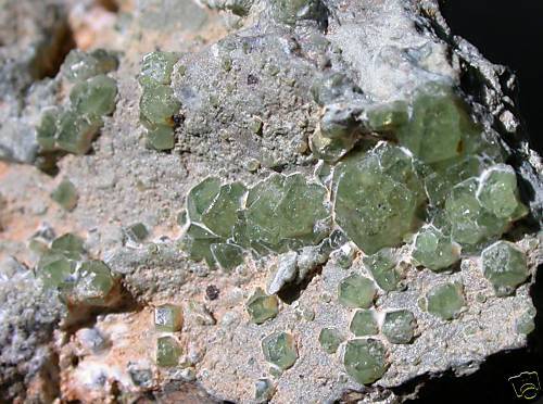 ANDRADITE DEMANTOID GARNET Mineral Specimen CALIFORNIA  