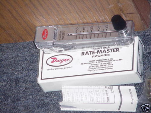 DWYER RMA (RMA 32 SSV) RATE MASTER FLOWMETER NEWinBOX   