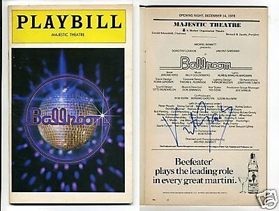   Gardenia Ballroom Rare Signed Autograph Opering Night Playbill  