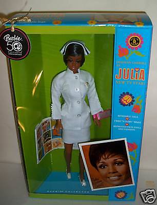 #8874 NRFB Mattel 50th Anniversary Diahann Carroll as Julia Vintage Repro