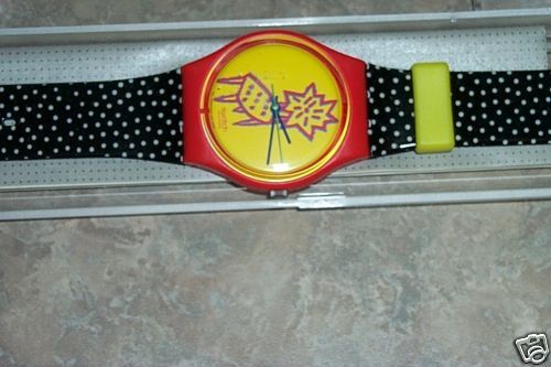 Swatch Watch  DOT CHAIR  NIB by JENNIFER MORLA MINT  