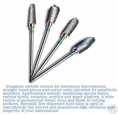 Dental Lab Carbide Burs, Dental Burs, Carbide burs  