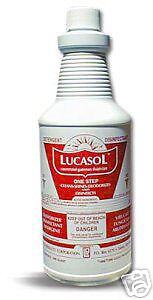 Lucasol Tanning Bed Cleaner 32oz=16gal Clean & Polish  