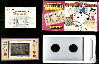 NINTENDO GAME & WATCH HANDHELD SNOOPY POCKETSIZE BOX  