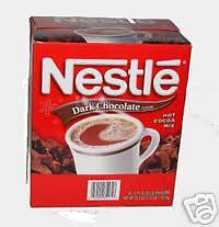 Nestle Dark Chocolate Mix Hot Cocoa Mix  50 singles/box  